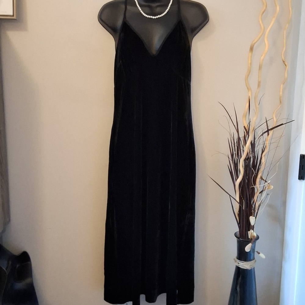 Band of the Free Black Velvet Dress Size Large